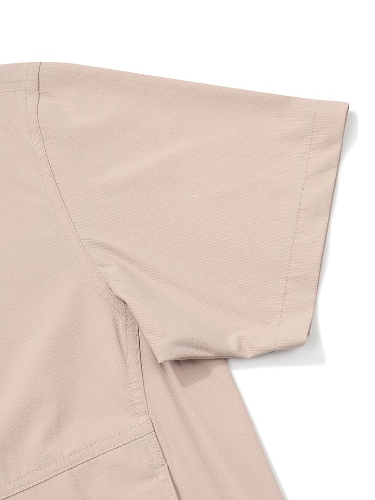NORDISK Hygge Air Small Polar Bear Woven Hoodie Short Sleeve T-Shirt - W_Light Pink