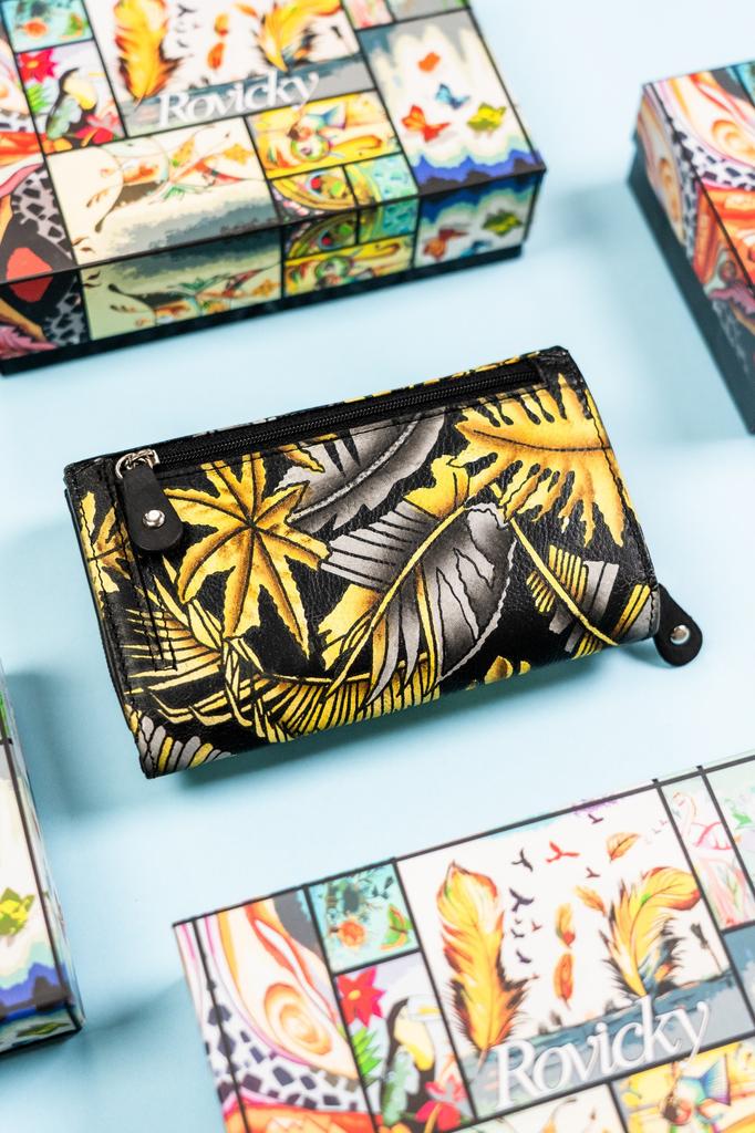 Women's leather wallet R-N0493-ART-19-7248