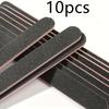 5/10pcs Professional Double-Sided Nail File Set Featuring 100/180 Grit Black Sanding Boards for Nail Care And Filing