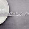 9Meters/lot 2cm wide gold and silver silk thread water-soluble embroidery lace women's dress wedding accessories