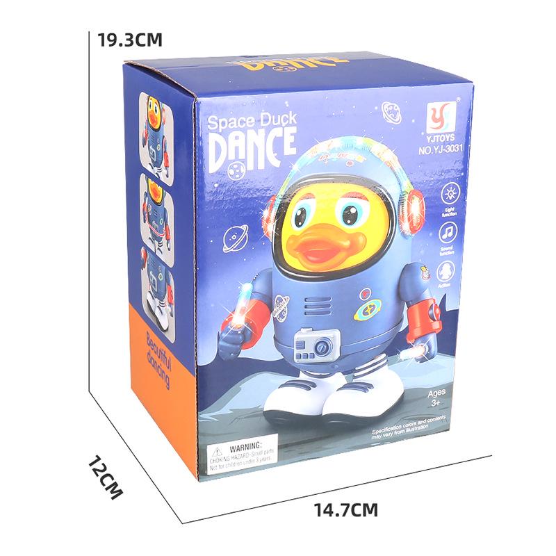 Electric Dancing & Singing Space Duck Toy with Music & Lights for Kids
