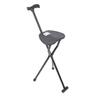 Portable Tripod Cane Stool Multi Functional Anti Slip Aluminum Alloy Folding Walking Cane with Seat