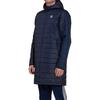 adidas Chaqueta de Algodón Cálida Deportiva de Largo Medio con Capucha para Hombre Ropa Exterior Azul HM2460