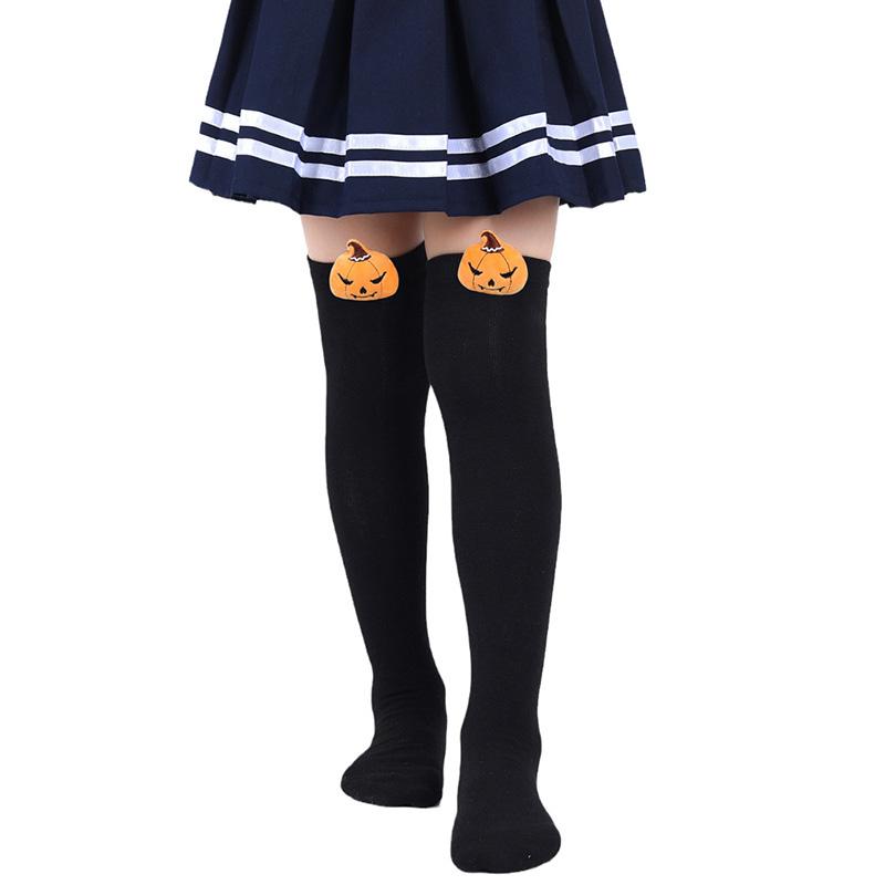 

Детские носки на Хэллоуин Детские чулки Носки на Хэллоуин с тыквой и демоном