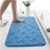 Extra Soft Bathroom Rug Super Absorbent Quick Dry Non-Slip Bath Mat Memory Foam Extra Thick Microfiber Shower Carpet