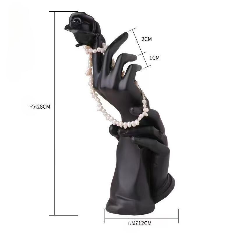 Resin Handmold Jewelry Display Stand Creativering Storage Bracelet Rings Jewelry Display Stand Rack Decoration of Ornaments Prop