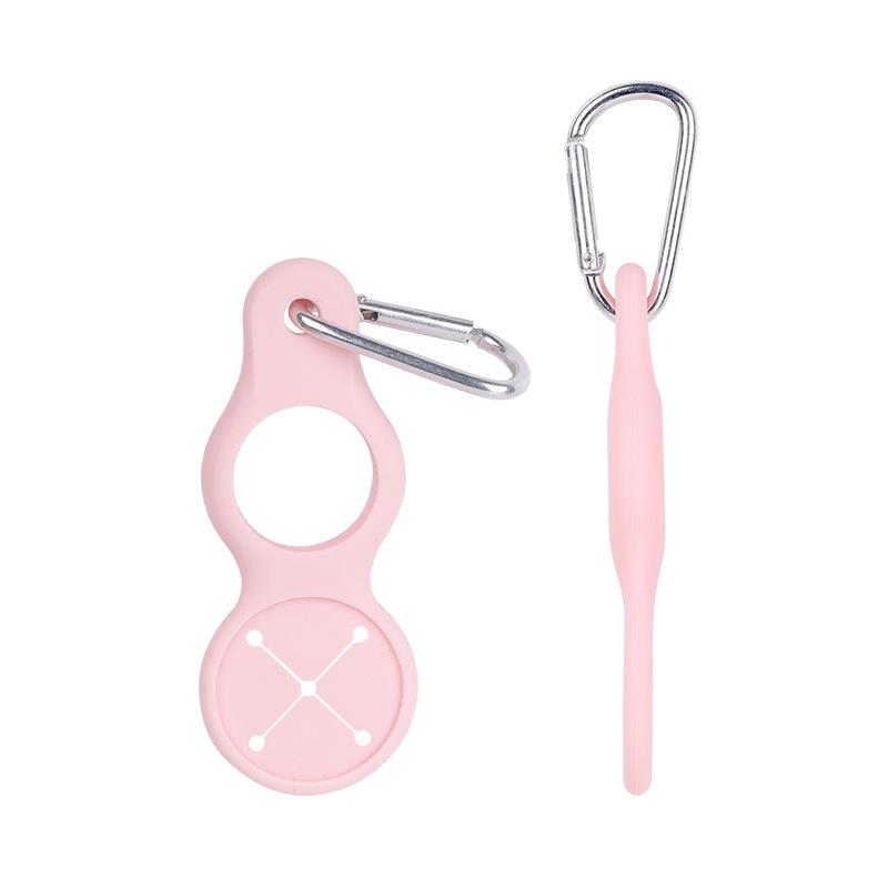 

Outdoor Water Bottle Hanging Buckle Silicone Mountaineering Buckle Anti-skid Water Bottle Silk Scarf Buckle Hiking Accessories розовый