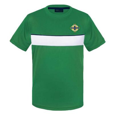 Men's Contrast Striped Polyester T-Shirt
