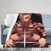 Sukuna Ryomen Jujutsu Kaisen Decken Samt Herbst/Winter Multifunktionale Super Warme Überwurfdecke für Bett Reisen Bettüberwürfe