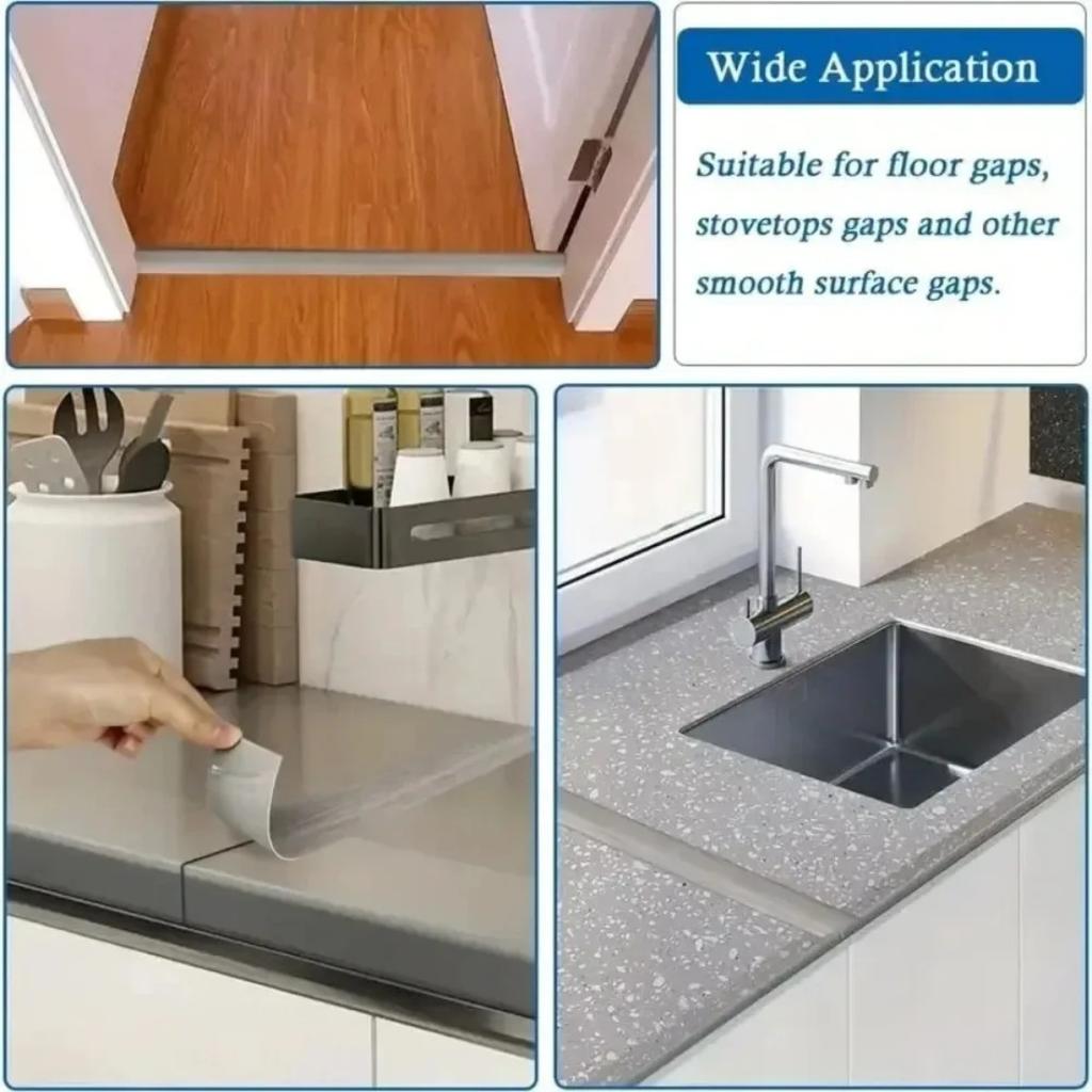 1PC 1m/2m/3meters Protect Carpet Edge Trim Strip Pvc Floor Threshold Transition Seals Are Suitable For Gaps