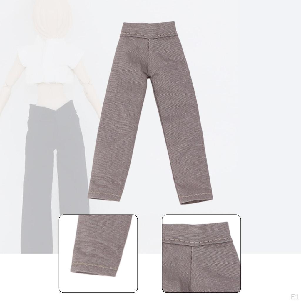 1/12 Action Figure Pants 6 Inch Woman Trousers Doll Clothing Miniature Costume