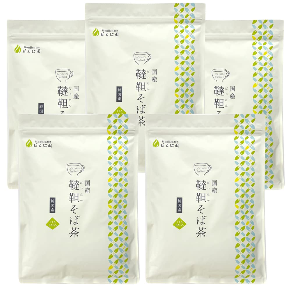 

Honjien tea Domestic Tartary Buckwheat Tea Tea Bag Large Capacity Healthy Tea 5g x 50 Packets x 5 Bags Set