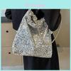 Chic Gender Neutral Large Tote Bag For Women With Stunning Sequin Detail For Everyday Use
