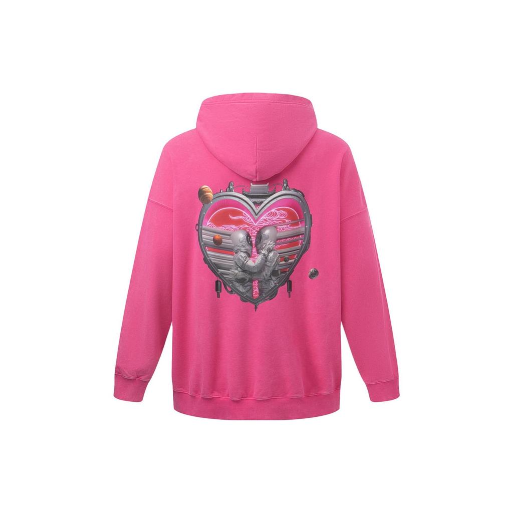 Li Ning Sweatshirt Unisex Vibrant Pink AWDT231-4
