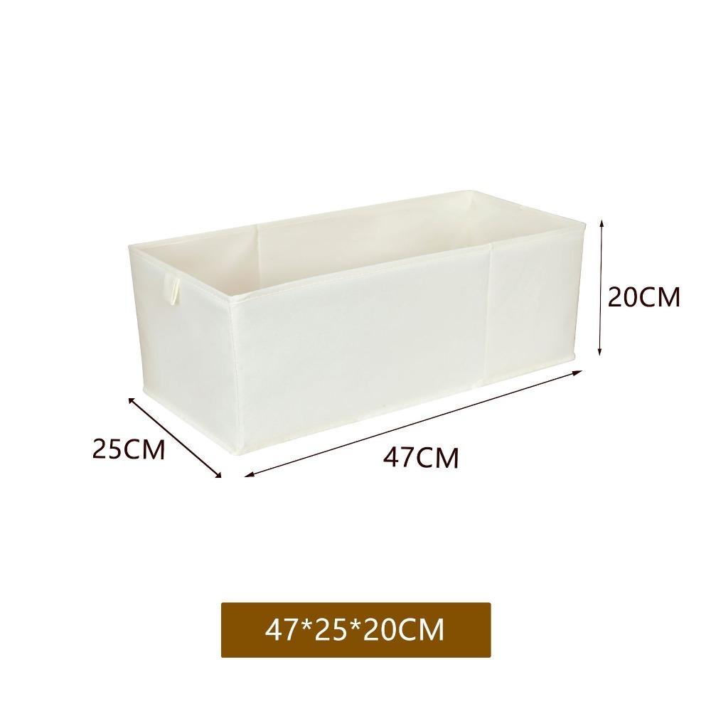 Washable Foldable Storage Box With Handles Stackable Storage Box  Drawers Wardrobe