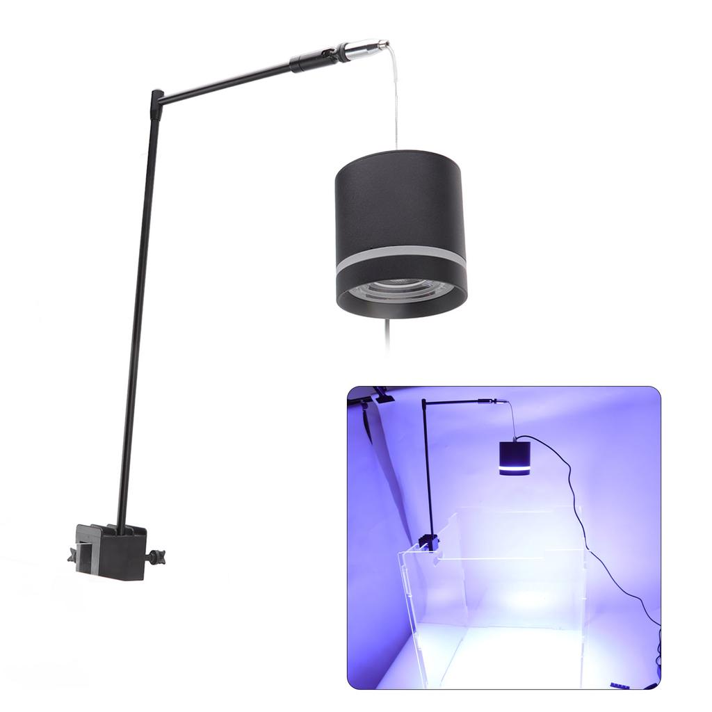 LED-Meerwasseraquarium-Licht, Vollspektrum-COB-Licht, farbvariable Salzwasser-Zylinder-Aquariumlampe