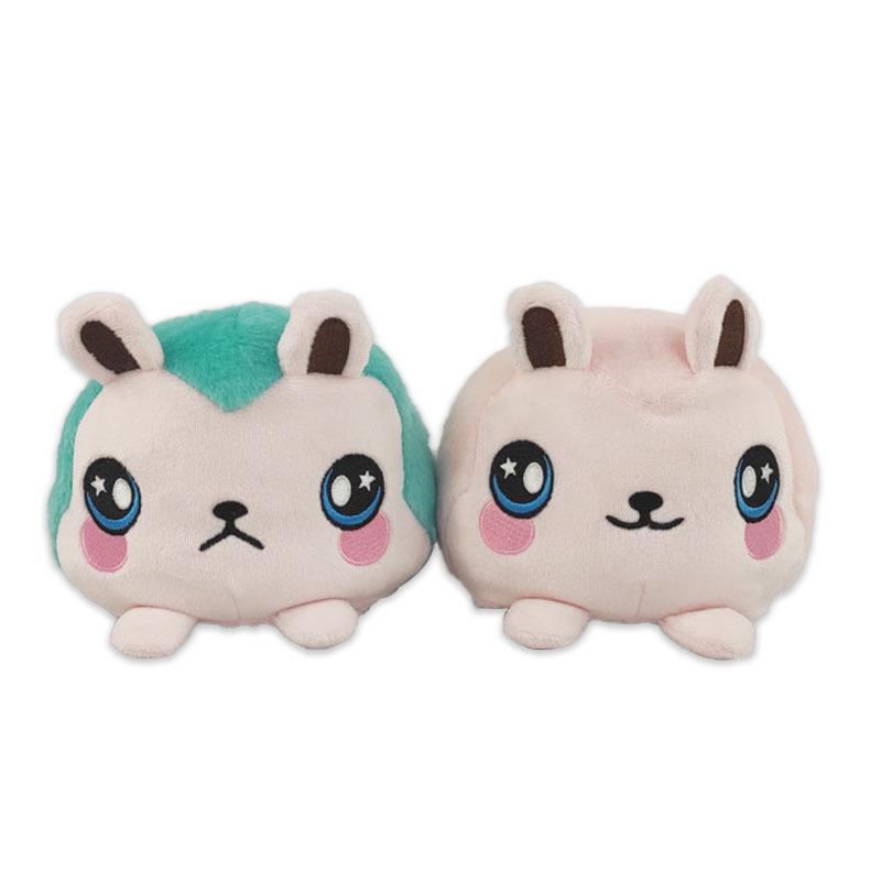 

Двусторонний плюшевый кролик - Талисман года кролика и кукла для комфорта, сюрприз в коробке - Новогодний подарок Custom