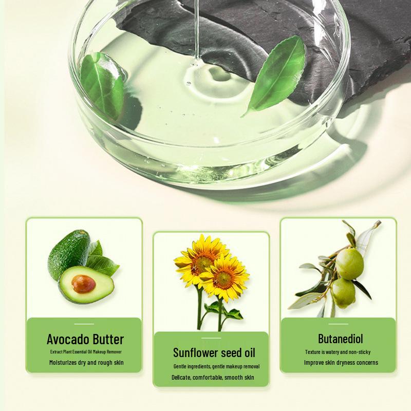 Silk Avocado 3-in-1 Deep Cleansing Makeup Remover Balm for Eyes, Lips, and Face