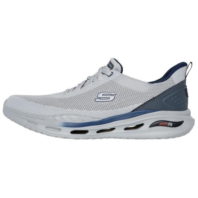 Skechers Slip-Ons Comfortable Versatile Low-Top Casual Shoes Men sneakers Light-Gray 210994-LTGY 39.5