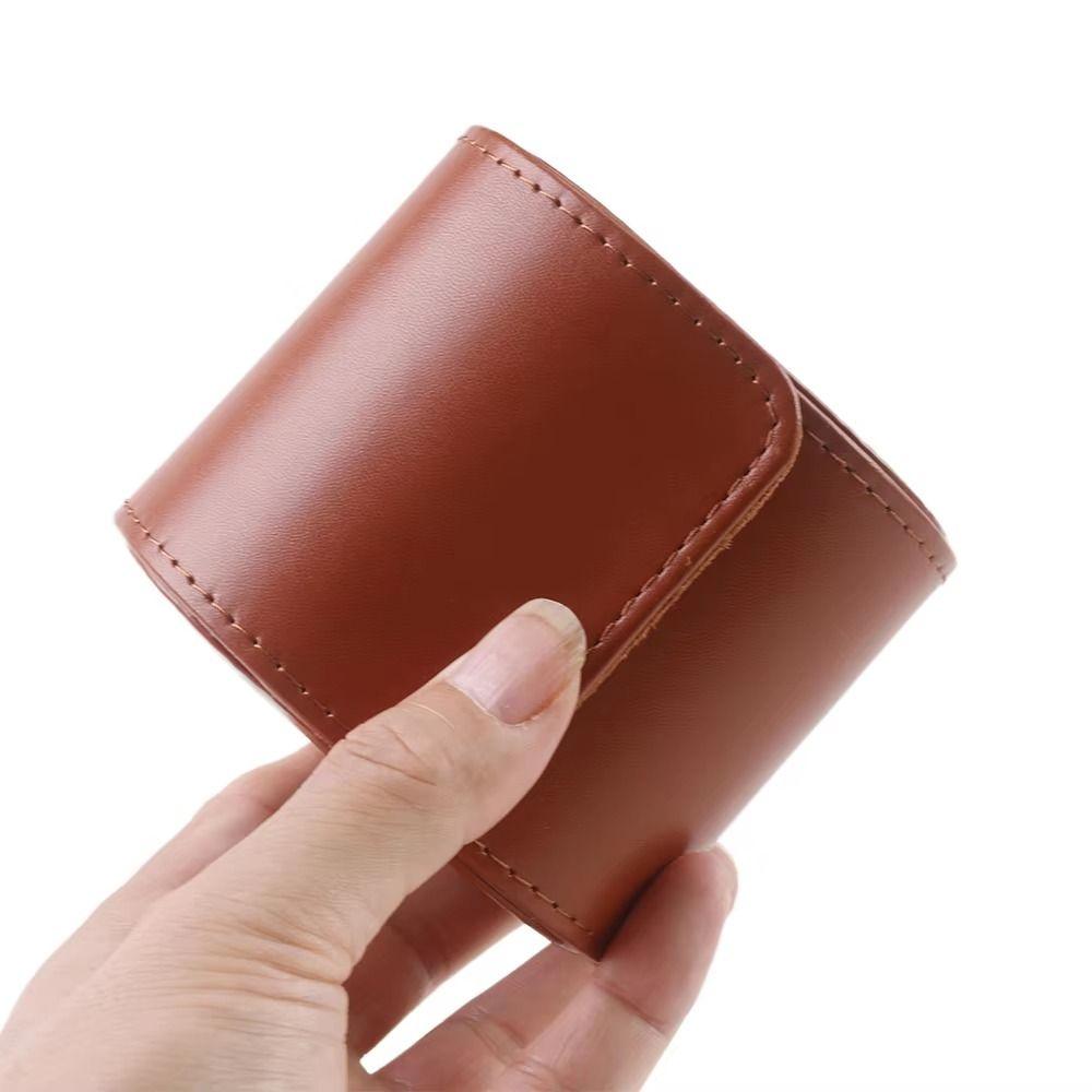 Portable Design Watch Roll Travel Case Single Watch Watch Bag  Wristwatches Protection