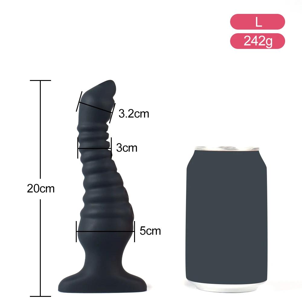 Octopus Black Huge Anal Plug Tentacles Dildo Big Buttplug Sex Toy Women Men Masturbators Silicone Anal Toy Big Dilator Butt Plug