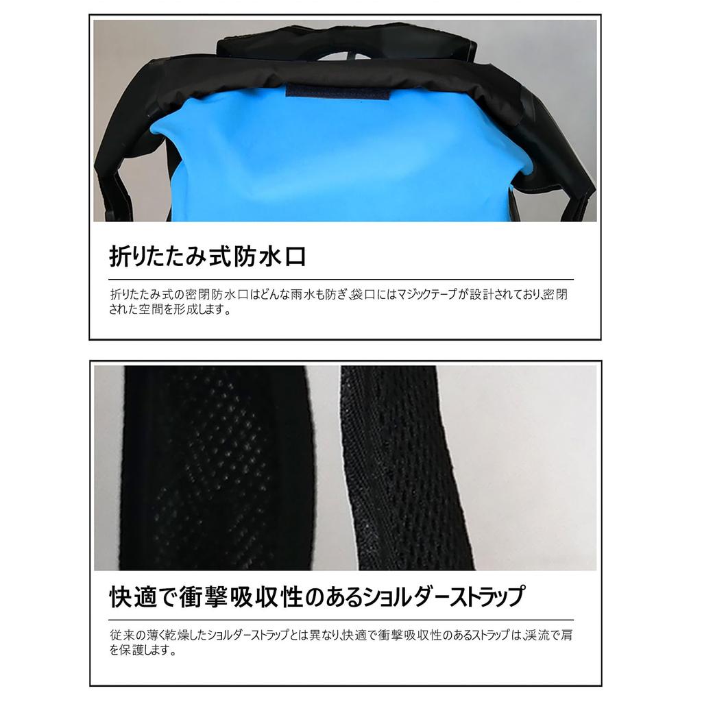 Dry Bag Waterproof Dry Bag Waterproof Rucksack Rucksack Beach Bag Outdoor Pack Storage Bag Large Capacity Ultra Lightweight Mountaineering Fishing