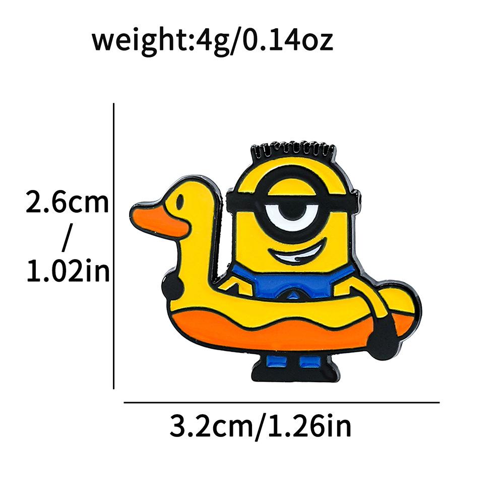 

Creative Personality Minions Metal Badge Despicable Daddy Alloy Brooch Pin Decoration