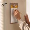 College Ruled Magnetic Sheet Refrigerator Notepad Highland Cow/Bow/Leopard Print Shopping To-do List with Magnet Pad for Kitchen Fridge And