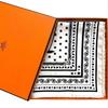 Used Excellent Condition, Monochrome Bandana, Stylish, Hermes, Scarf Carre 55, Grand Carros