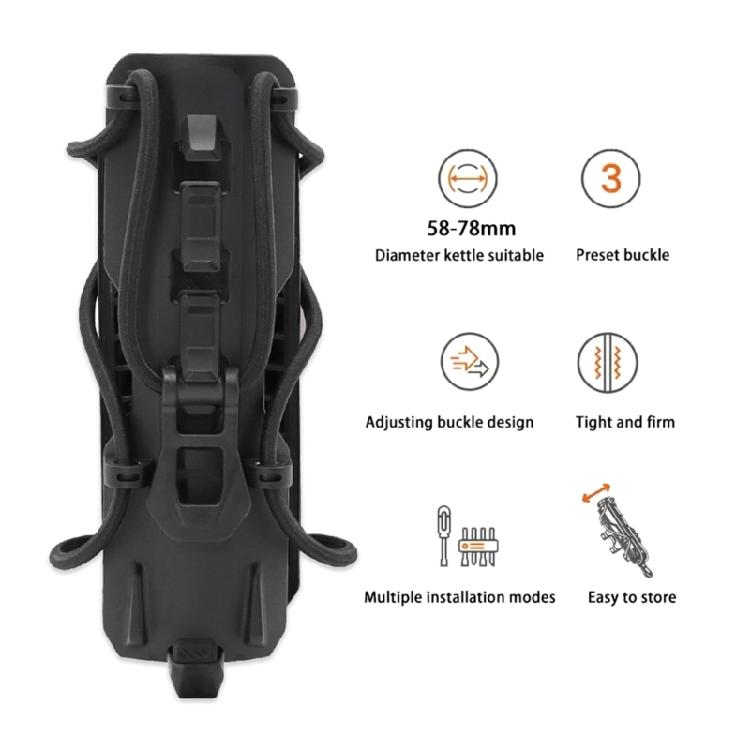 Motorcycles Universal Drink Holder Water Cup Bottle Holder for 58-78mm Kettles