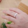 Bohemian Vintage BF CLUB Silver Color Leaf Rings for Women Bijoux Gift Female Adjustable Size Finger Rings Anillos Wholesale