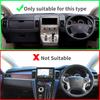 Geschikt voor Mitsubishi Delica D:5 D5 2007-2018 Dashboardmat Zonnescherm Auto Dashboardmat Dashboardafdekking Pad Beschermend Tapijt Accessoires