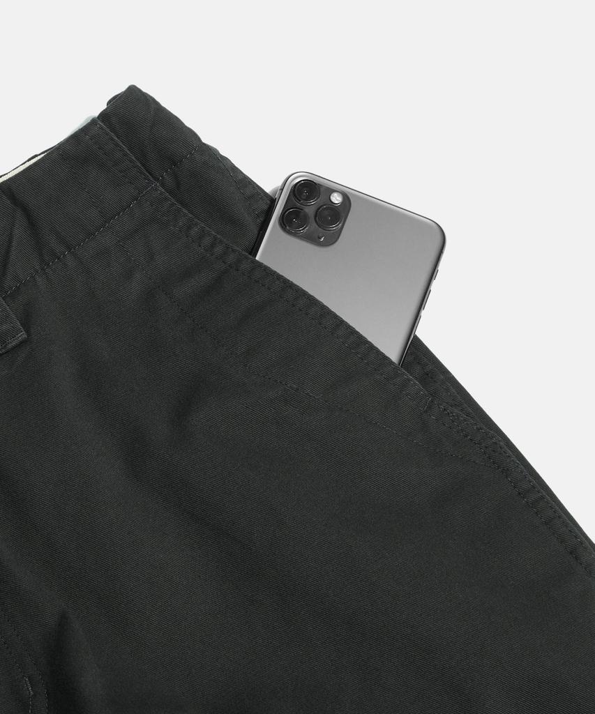 ESPIONAGE Wide Officer Pants Ink Black