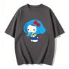 2026 Summer Hello Kitty Cartoon Printed Short Sleeve Pure Cotton Tshirts Womens Family Matching Outfits Classic Versatile Top