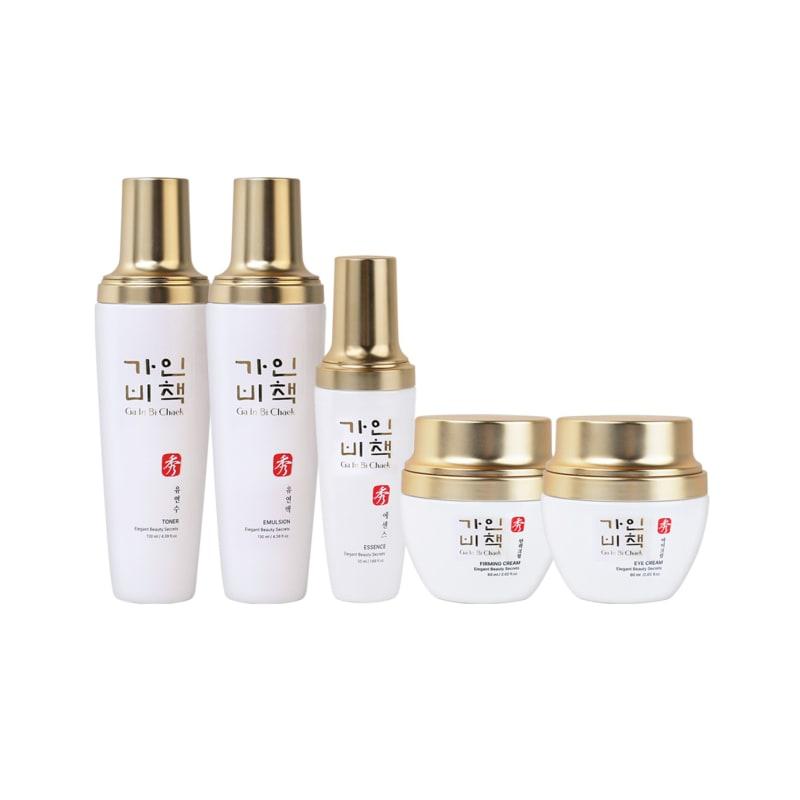Gainbi's Wrinkle Improvement Package Basic 5-piece Set (Skin + Lotion + Cream + Essence + Eye Cream)