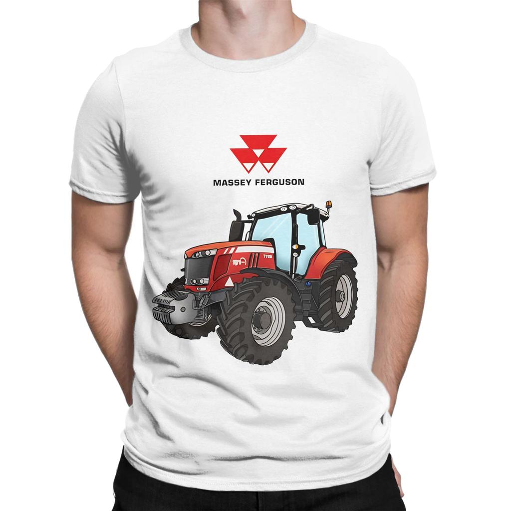 Trattore Massey Ferguson Trattore Rosso Grafica Novità 100% Cotone Maglietta Massey Ferguson Magliette Top Per Unisex
