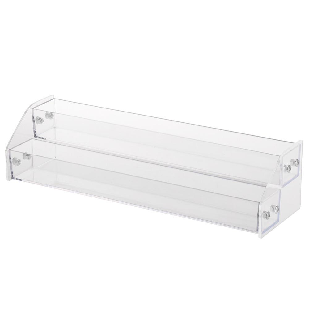 Sturdy and Stable Clear Makeup Display Stand 3-Tier Skincare Organizer For Countertop Display Two Layers