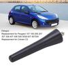 Car Short Antenna Mast Car Short Antenna Mast Aerial 6561N3 6.7cm Length ABS Black