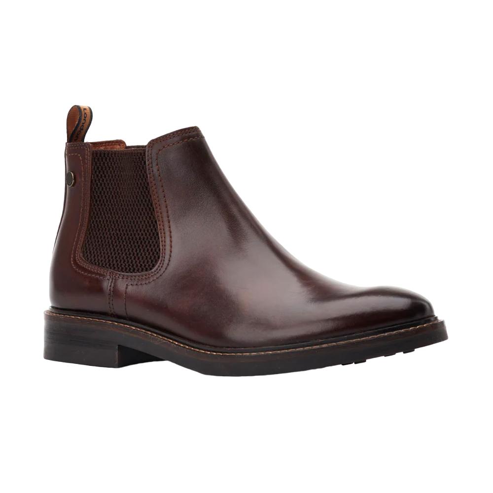 BASE LONDON Mens Portland Leather Chelsea Boots