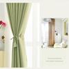Modern Darkening Blackout Curtains Room High Density Weave Solid Color Simple Design For Bedroom Living Room
