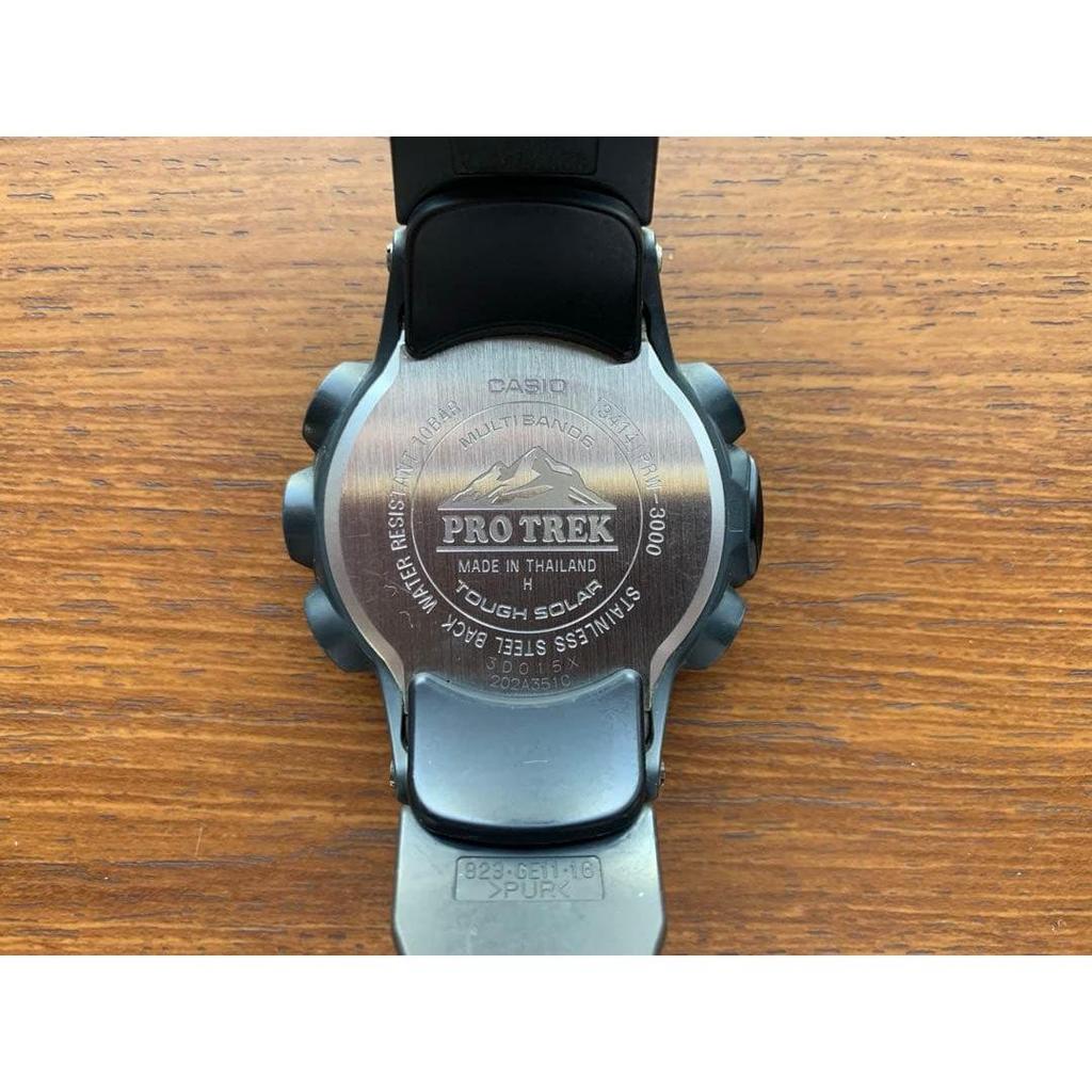 Used CASIO PRO TREK PRW-3000 Solar Radio Controlled