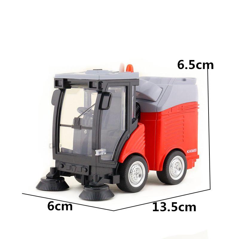 Truck Childrens Garbage Car Model Alloy Toy With Inertia Control Collectors For
