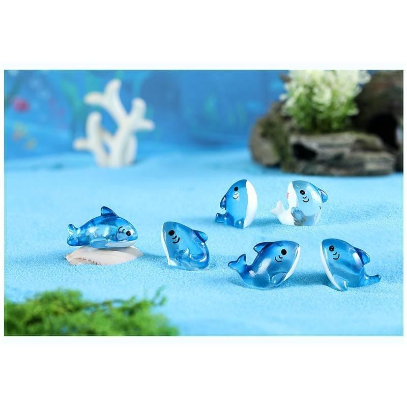 Cute Micro Landscape Shark Decoration Accessories Desktop Toy Doll Kids Gifts