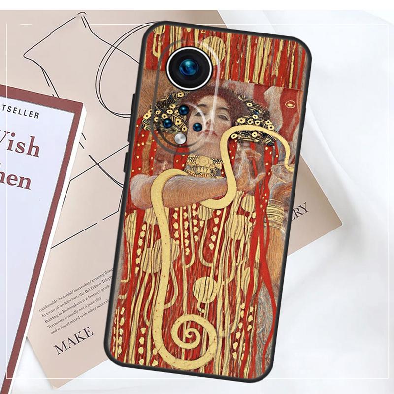 Kiss by Gustav Klimt Case For Honor Magic V5 5 6 7 Pro X9a X9b X9c X9d X8a X8b X8c 50 70 90 200 400 Lite Cover