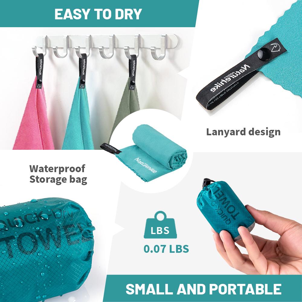 Naturehike 2026 New 10-Color Quick Dry Towel Outdoor Moisture Breathable Bath Towel Portable Sports Gym Towel Travel Beach Towel