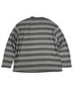 SK8ER ROCK Loose Melange Knit Star Pullover (Beige*Gray)