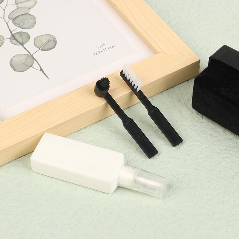 Vinyl Record Cleaning Kit - Plastic Brush & Cleaner - Anti-Static Album Cleaning Set For Record Player And Gramophone