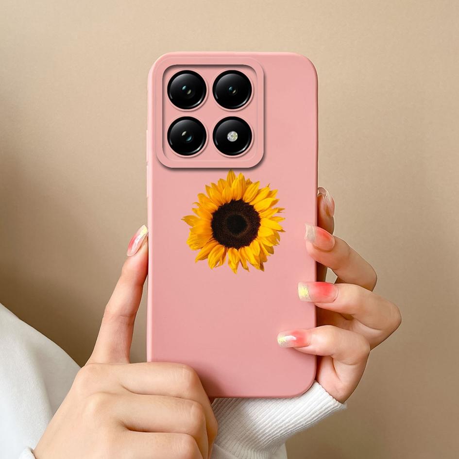 Cover For Xiaomi 14T 5G Case Fashion Love Heart Pattern Funda Shockproof Soft Silicone Phone Bags For Xiaomi 14T Pro Bumper Capa