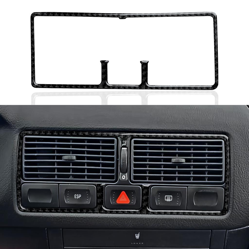 Für VW Jetta A4 Bora Golf IV MK4 R32 GTI Variant (1997-2005) Auto-Lenkradpanel, Innenraumaufkleber aus Kohlefaser.