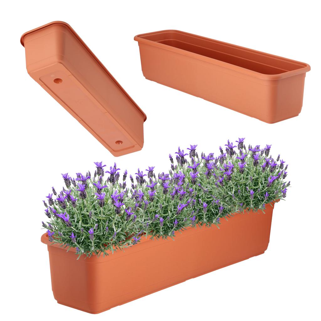 KADAX Skrzynka Balkonowa 40cm Doniczka Na Kwiaty
